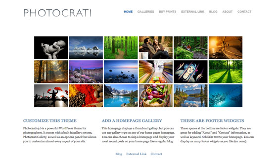 Photography WordPress Themes