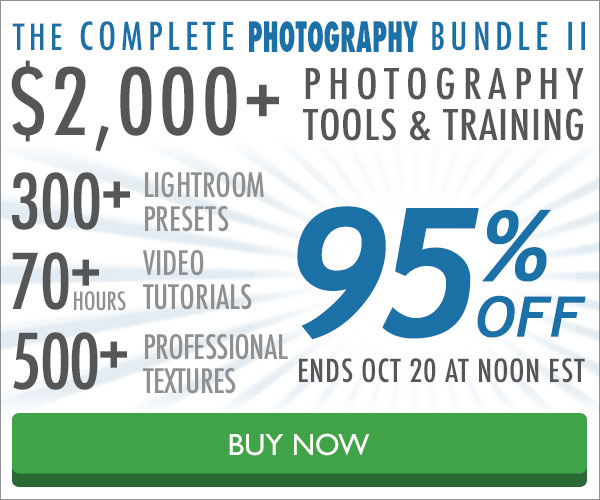 The Complete Photography Bundle II Available for 5 Days Only!