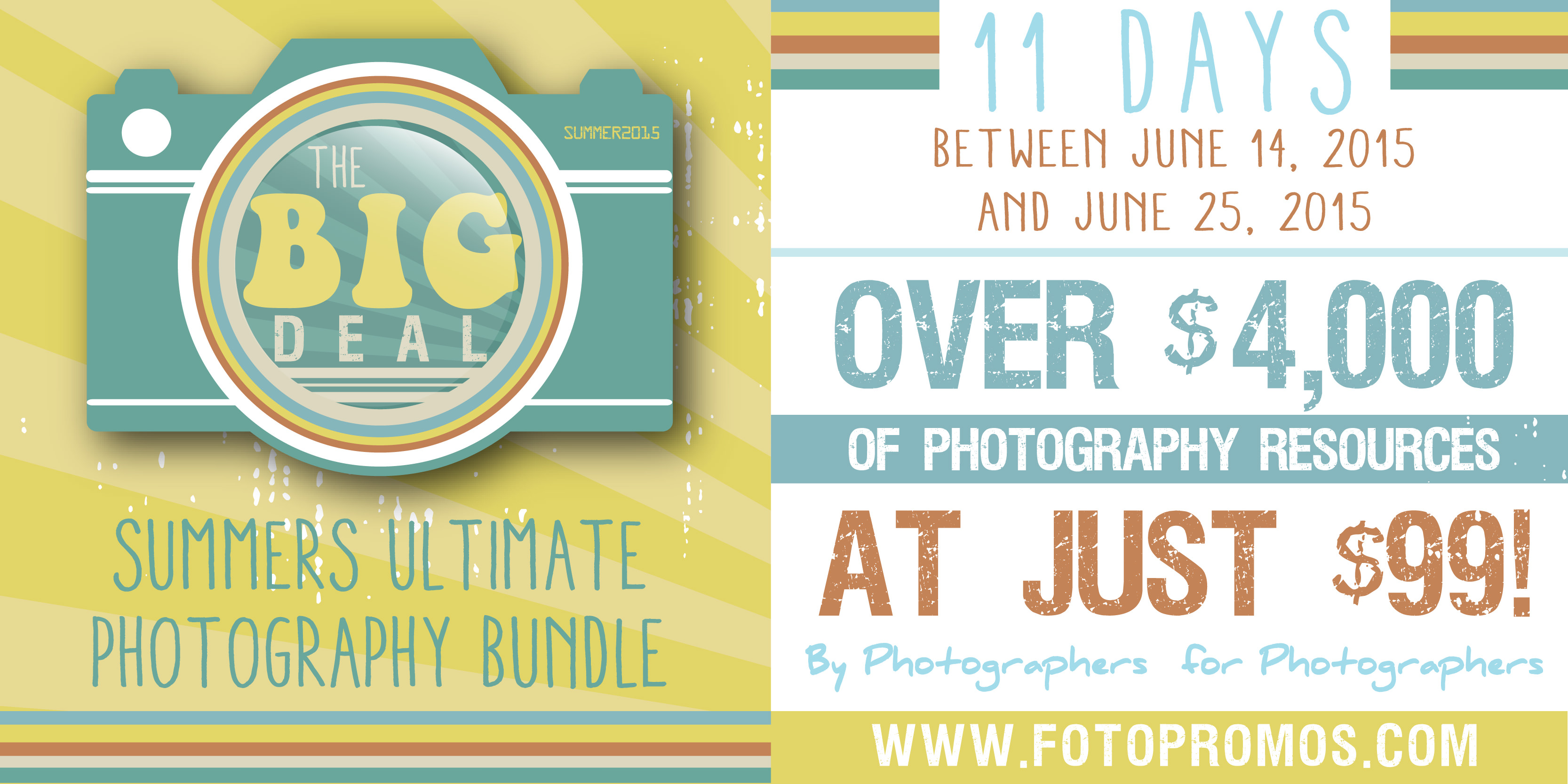The Fotopromos Summer Photography Bundle $99 instead of $4,000